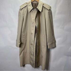 Vintage Khaki Trench Coat Women’s 36 Short XL